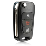 Keyless Entry Remote Car Key Fob Flip For Kia (TQ8-RKE-3F02)