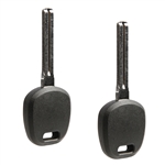 2x Key Fob Remote Transponder Car Key Long Blade for 1997-2001 Lexus ES300 LS400 LX470 SC300 SC400 (TOY40, 4C Chip)