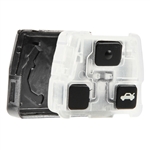 Remote Key Fob Shell Gut Case Replacement for 1998-1999 Lexus ES300 GX470 SC430 SC400 SC300 RX400h (HYQ1512V, HYQ12BBT)