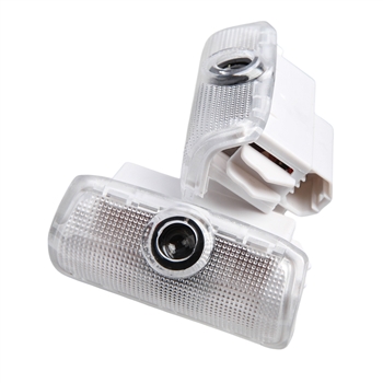 Set of 2 Car Door Lights LED No Fade Light Accessories for Infiniti Logo Series Q QX G FX M EX (Easy to Install Tool Included)