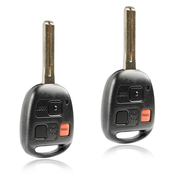 2 New Keyless Entry Remote Key Fob for 2003-2009 Lexus GX470 LX470 (HYQ1512V 4D-68 Chip)