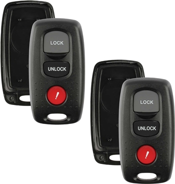 2 New Just the Case Keyless Entry Remote Key Fob Shell for Mazda (KPU41846, KPU41704, KPU41794, KPU41706)