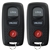 2 New Keyless Entry Remote Key Fob for 2000-2001 Mazda MP-V (E4EG8D-320A-A)