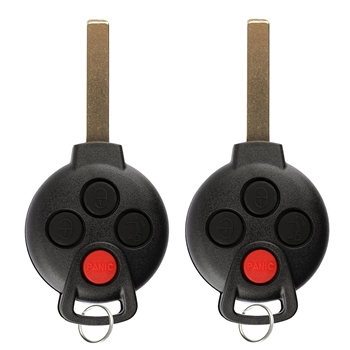 2 New Keyless Entry Remote Key Fob for 2005-2016 Smart Fortwo (KR55WK45144)