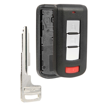 Remote Key Fob Shell Case Replacement for 2008-2017 Mitsubishi Lancer Outlander Sport Mirage (OUC644M)