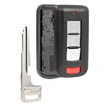 Remote Smart Key Fob Shell Insert Case Replacement for 2008-2018 Mitsubishi Lancer Outlander (OUC644M)