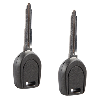 2x Remote Fob Transponder Key Replacement for 2007-2019 Mitsubishi Eclipse Endeavor Galant i-MiEV Lancer Mirage Outlander - 46 Chip (MIT17)