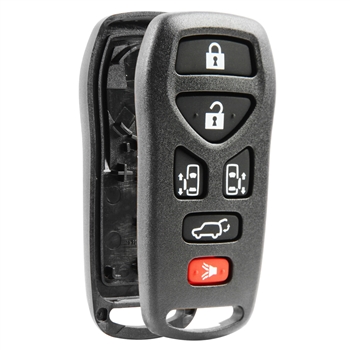 Remote Key Fob Shell Case Replacement for Nissan Quest KBRASTU51 6btn