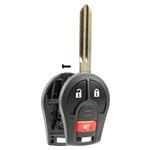 Remote Key Fob Shell Case Replacement for 2002-2016 Nissan Altima Armada Cube Quest Infiniti FX35 FX45 G35 (CWTWB1U751)