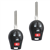 2 New Key Keyless Entry Remote Fob for 2007-2015 Nissan Sentra (CWTWB1U751)
