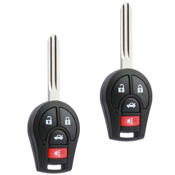 2 New Key Keyless Entry Remote Fob for 2007-2015 Nissan Sentra (CWTWB1U751)