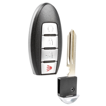 Remote Start Smart Key Fob Keyless Entry 4btn for Nissan Pathfinder Titan Murano (KR5TXN7)