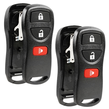 2 New Just the Case Keyless Entry Remote Key Fob Shell for Nissan Infiniti (KBRASTU15) 3BTN