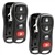 2 New Just the Case Keyless Entry Remote Key Fob Shell for Nissan Infiniti (KBRASTU15) 4BTN