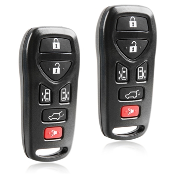 2 New Keyless Entry Remote Key Fob for 2004-2009 Nissan Quest (KBRASTU51)
