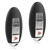 2 New Keyless Entry Remote Smart Key Fob for 2013-2017 Nissan Pathfinder (KR5S180144014)