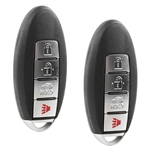 2 New Keyless Entry Remote Smart Key Fob for 2016-2017 Nissan Altima Maxima (KR5S180144014 IC 204)