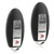 2 New Keyless Entry Remote Smart Key Fob for Nissan Rogue Pathfinder Versa (CWTWBU729)