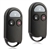 2 New Keyless Entry Remote Key Fob for Nissan Infinti (KOBUTA3T)