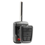 Remote Key Fob Shell Case 4-Button Replacement for 2008-2009 Pontiac G8 (92245050)