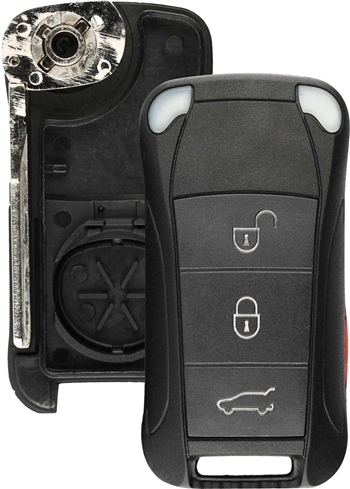 New Just the Case Keyless Entry Remote Key Fob Shell for Porsche (KR55WK45022) Flip