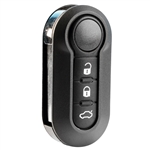 Key Fob Remote Flip 3-Button Replacement for 2015-2019 Dodge Ram Promaster - 46 Chip (RX2TRF198)