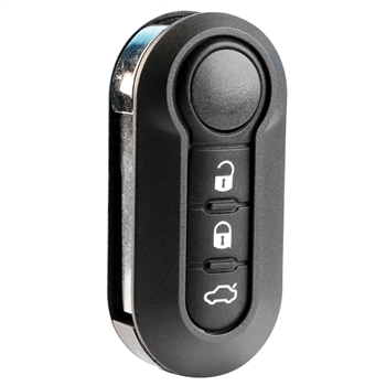 Key Fob Remote Flip 3-Button Replacement for 2015-2019 Dodge Ram Promaster - 46 Chip (RX2TRF198)