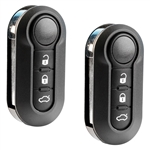 2x Key Fob Remote Flip 3-Button Replacement for 2015-2019 Dodge Ram Promaster - 46 Chip (RX2TRF198)
