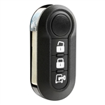 Key Fob Remote Flip 3-Button Replacement for 2015-2019 Dodge Ram Promaster (RX2TRF198, 68224015AA)