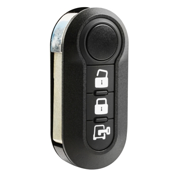 Key Fob Remote Flip 3-Button Replacement for 2015-2019 Dodge Ram Promaster (RX2TRF198, 68224015AA)
