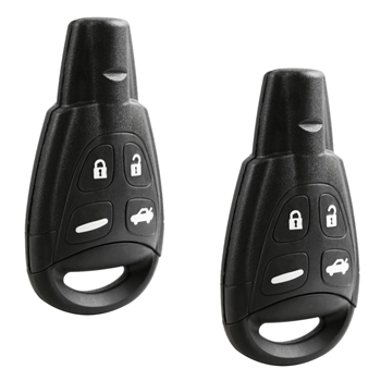 2 New Keyless Entry Remote Key Fob for Saab (LTQSAAM433TX)