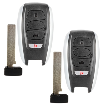 2x Remote Key Fob 4btn Smart for Subaru (HYQ14AHK)