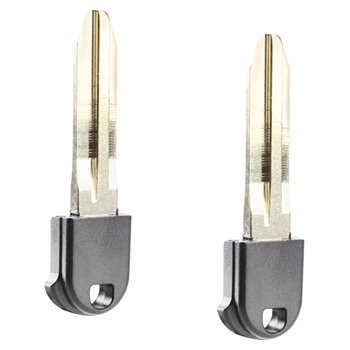 2x Remote Fob Uncut Key Insert Replacement for 2004-2009 Toyota Prius (MOZB21TG, MOZB31EG)