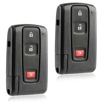 2 Silver Smart Key Fob Keyless Entry Remote for 2004-2009 Toyota Prius (89994-47061) MOZB31EG