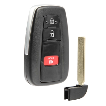 Key Fob Remote 3-Button Replacement for 2018-2019 Toyota C-HR (MOZBR1ET)