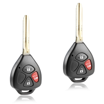2 New Keyless Entry Remote Key Fob for 2007-2010 Toyota Rav4 & 2008-2012 Scion xB (HYQ12BBY)