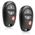 2 New Keyless Entry Remote Key Fob for Toyota GQ43VT20T 3BTN