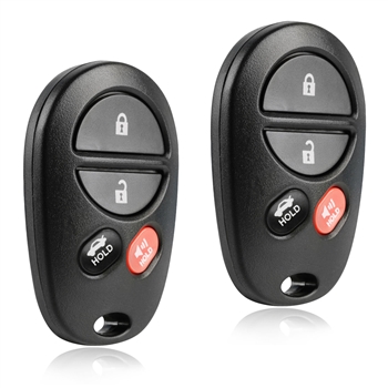 2 New Keyless Entry Remote Key Fob for 2004-2005 Toyota Avalon & Solara (GQ43VT20T)