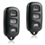 2 New Keyless Entry Remote Key Fob for 1998-2004 Toyota Avalon (HYQ12BBX, HYQ12BAN, HYQ1512Y)
