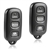 2 New Keyless Entry Remote Key Fob for 1999-2009 Toyota 4Runner & 2001-2007 Sequoia (HYQ12BBX, HYQ12BAN, HYQ1512Y)