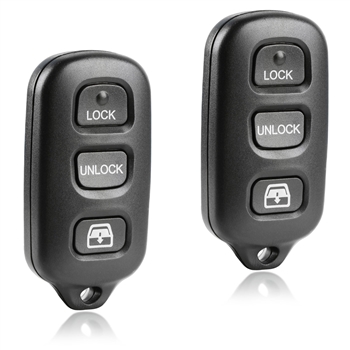 2 New Keyless Entry Remote Key Fob for 1999-2009 Toyota 4Runner & 2001-2007 Sequoia (HYQ12BBX, HYQ12BAN, HYQ1512Y)