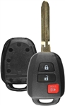 New Just the Case Keyless Entry Remote Key Fob Shell for 2013-2017 Toyota Prius and Rav4 (HYQ12BDM) 3BTN