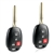 2 New Keyless Entry Remote Key Fob for 2012-2014 Toyota Camry (HYQ12BDM 4BTN G)