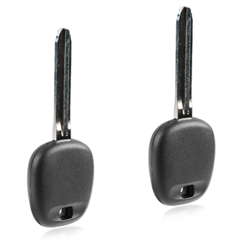 2 New Chipped Key Transponder for Toyota (4D-67 Chip, TOY44D-PT)