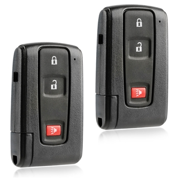 2 New Black Non Smart Key Fob Keyless Entry Remote for 2004-2009 Toyota Prius (89070-47180, MOZB21TG)