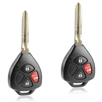 2 New Keyless Entry Remote Key Fob for 2007-2013 Toyota Yaria & 2005-2010 Scion tC (MOZB41TG 4D-67)