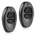 2 New Keyless Entry Remote Key Fob for Toyota RS3000, BAB237131-022 Black