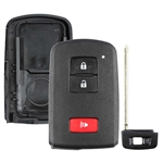 New Just the Case Keyless Entry Remote Key Fob Shell for Toyota Prius & Tacoma (HYQ14FBA Smart)