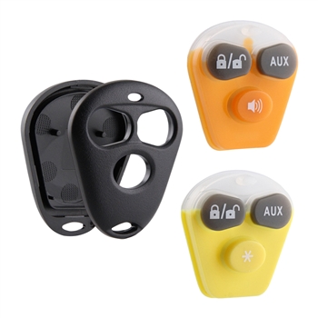 Remote Key Fob Shell Case Aftermarket 3-Button Replacement for Viper (EZSDEI474V)