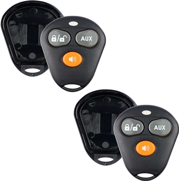 2 New Just the Case Keyless Entry Remote Key Fob Shell for Viper EZSDEI474V Aftermarket